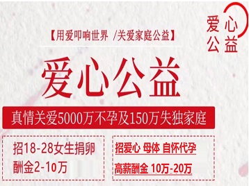 自贡市捐卵助孕生子 爱心志愿者招募